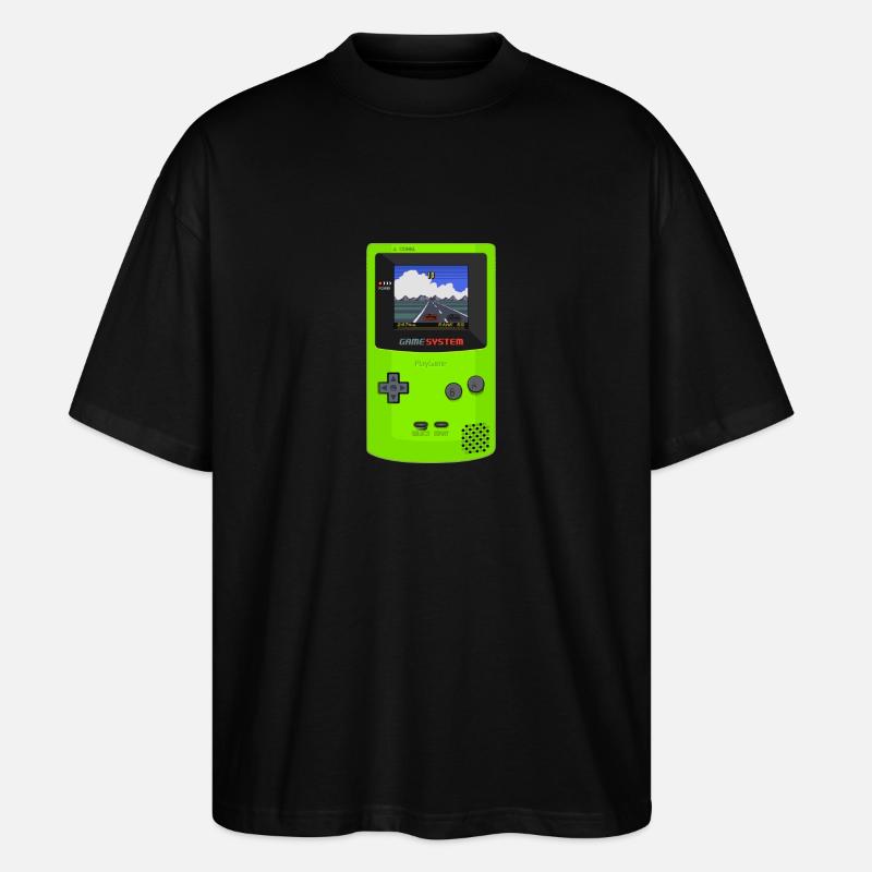 game boy - Stanley/Stella Oversized Unisex Bio T-Shirt Blaster 2.0 - Schwarz