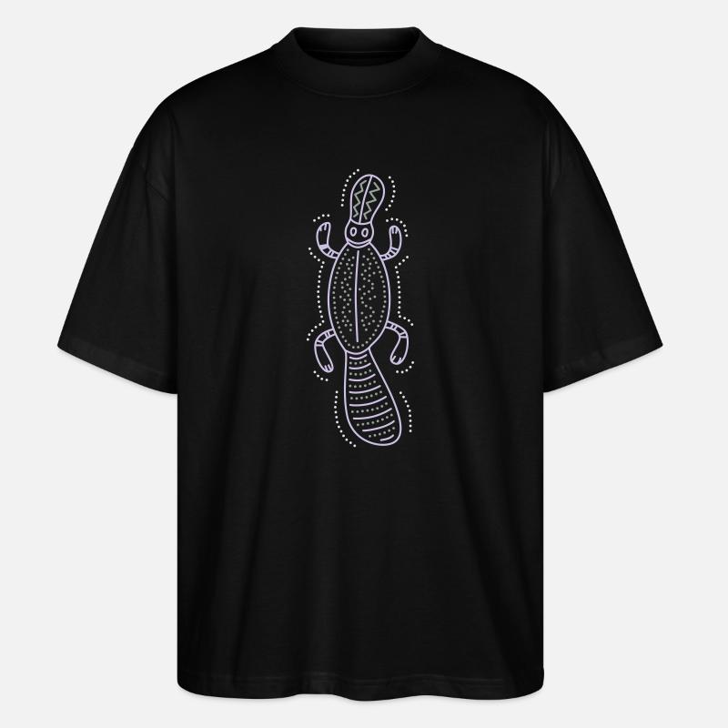 platypus - T-shirt bio Blaster 2.0 coupe oversize Stanley/Stella Unisexe - noir