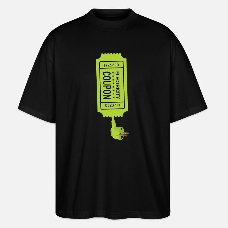 Strom Coupon - Stanley/Stella Oversized Unisex Bio T-Shirt Blaster 2.0 - Schwarz