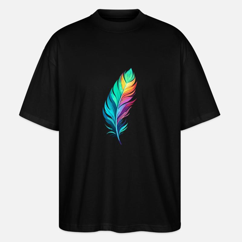 FEDER - Stanley/Stella Oversized Unisex Bio T-Shirt Blaster 2.0 - Schwarz