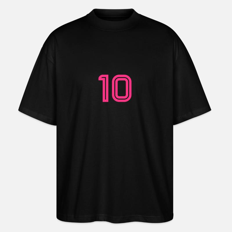 10 Inline - T-shirt bio Blaster 2.0 coupe oversize Stanley/Stella Unisexe - noir