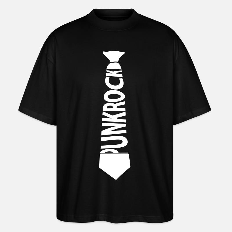 Punkrock Schlips - Stanley/Stella Oversized Unisex Bio T-Shirt Blaster 2.0 - Schwarz