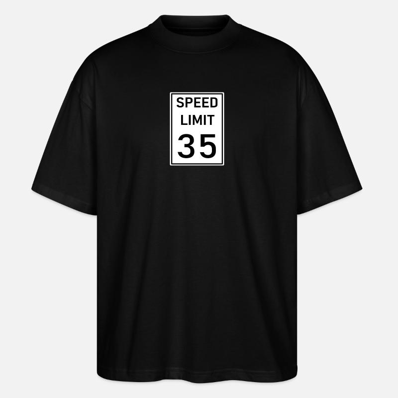 Geschwindigkeit - Stanley/Stella Oversized Unisex Bio T-Shirt Blaster 2.0 - Schwarz