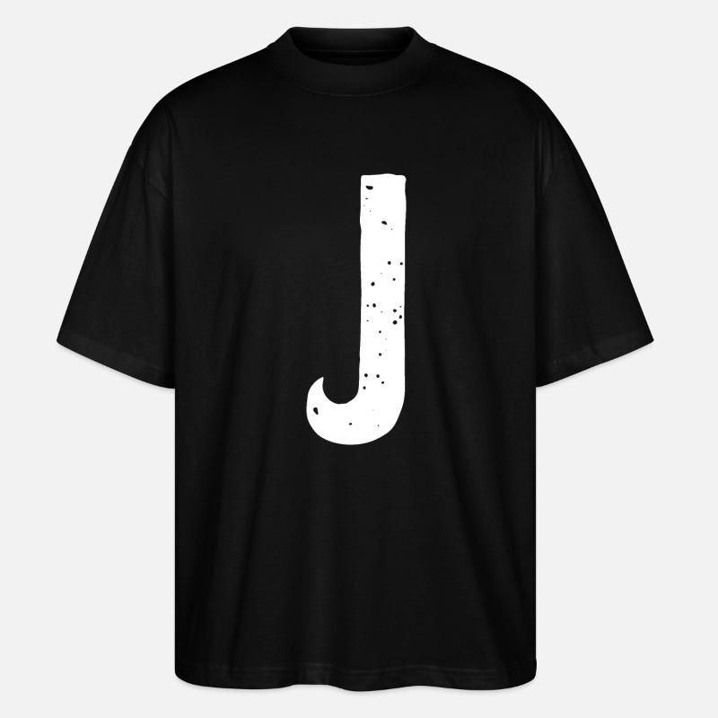 J Brief - Stanley/Stella Oversized Unisex Bio T-Shirt Blaster 2.0 - Schwarz