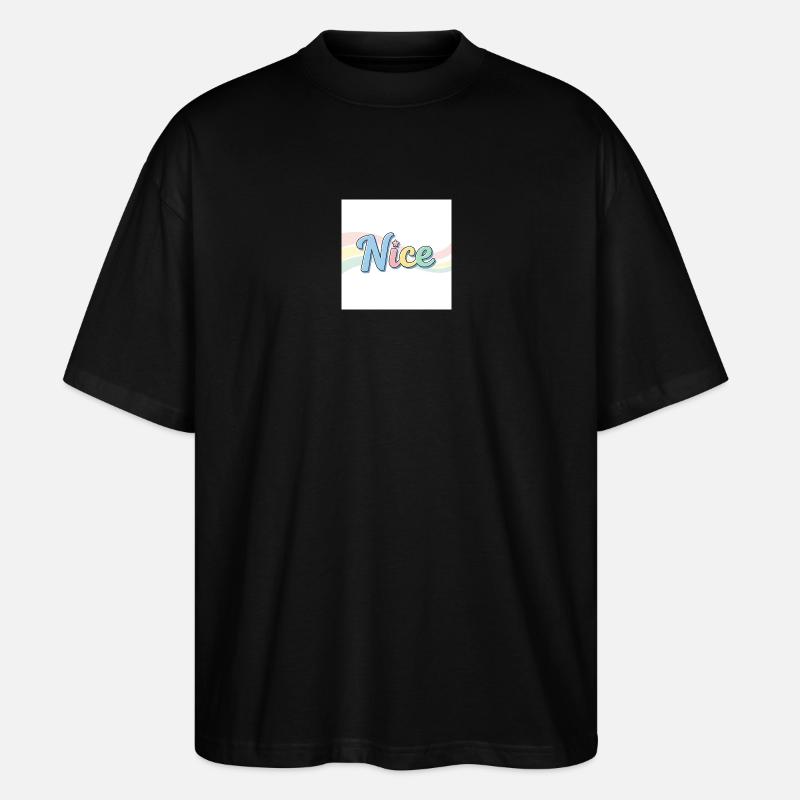 Le vrai souvenir de Nice - T-shirt bio Blaster 2.0 coupe oversize Stanley/Stella Unisexe - noir