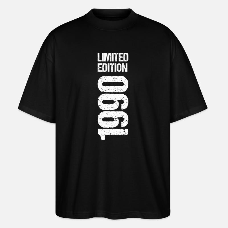 Édition limitée 1990 - T-shirt bio Blaster 2.0 coupe oversize Stanley/Stella Unisexe - noir