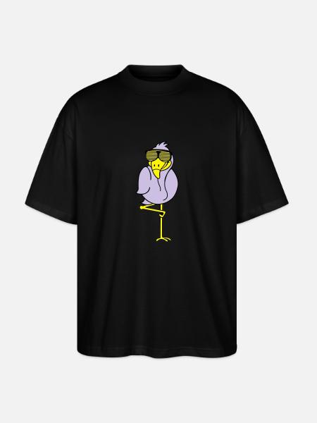 flamingo_002 - T-shirt bio Blaster 2.0 coupe oversize Stanley/Stella Unisexe - noir