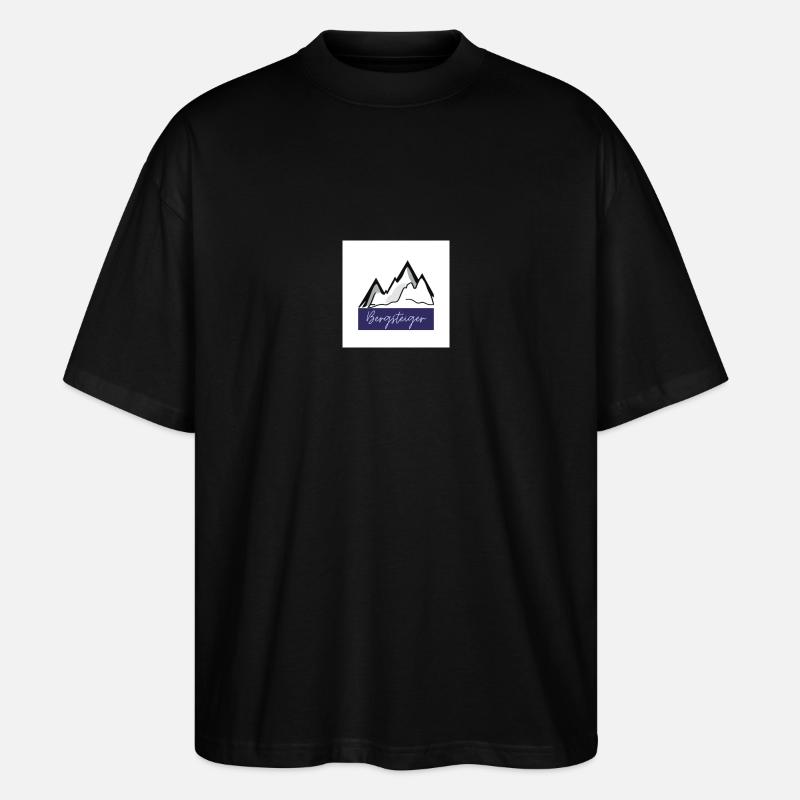Berge - Stanley/Stella Oversized Unisex Bio T-Shirt Blaster 2.0 - Schwarz
