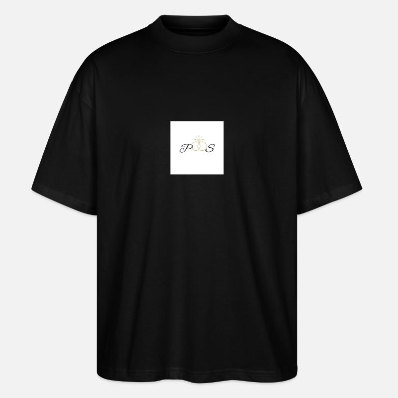Personalisiert - Stanley/Stella Oversized Unisex Bio T-Shirt Blaster 2.0 - Schwarz