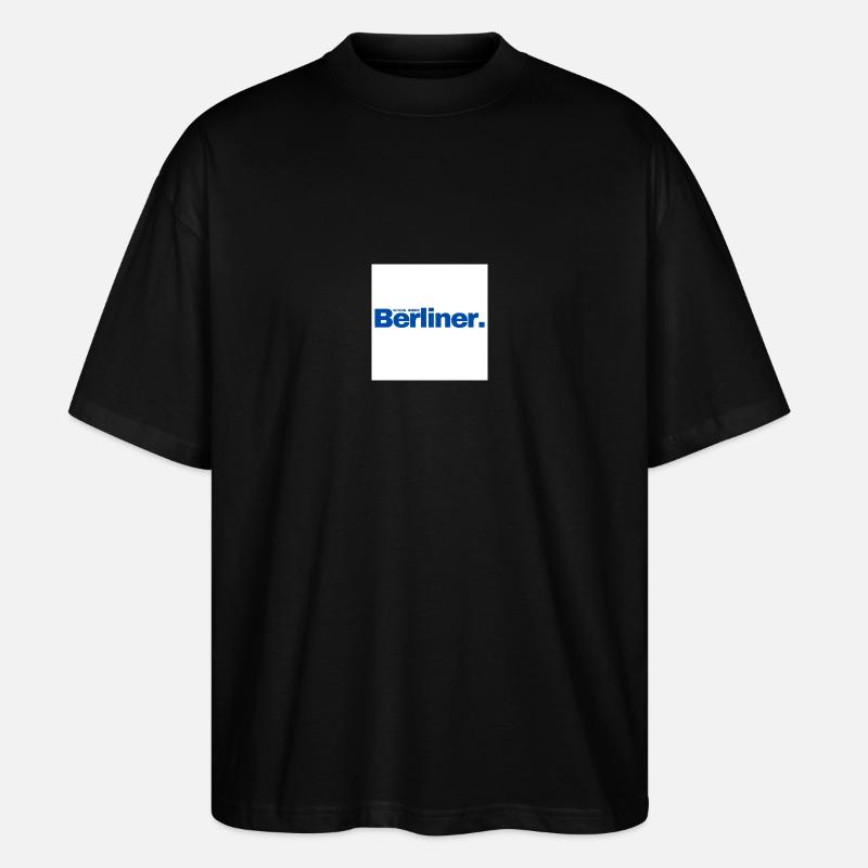 Schon immer Berliner. - Stanley/Stella Oversized Unisex Bio T-Shirt Blaster 2.0 - Schwarz