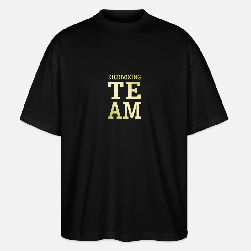 Équipe de kickboxing - T-shirt bio Blaster 2.0 coupe oversize Stanley/Stella Unisexe - noir