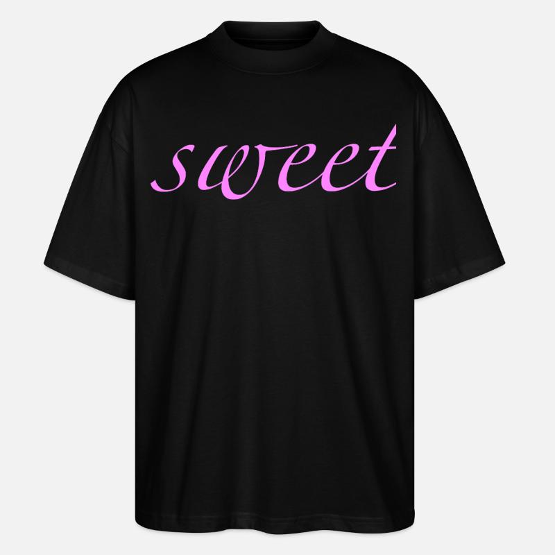 sweet - Stanley/Stella Oversized Unisex Bio T-Shirt Blaster 2.0 - Schwarz