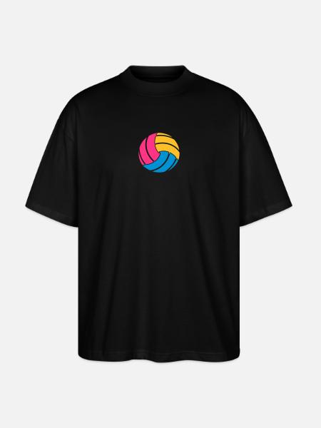 Volleyball - Stanley/Stella Oversized Unisex Bio T-Shirt Blaster 2.0 - Schwarz