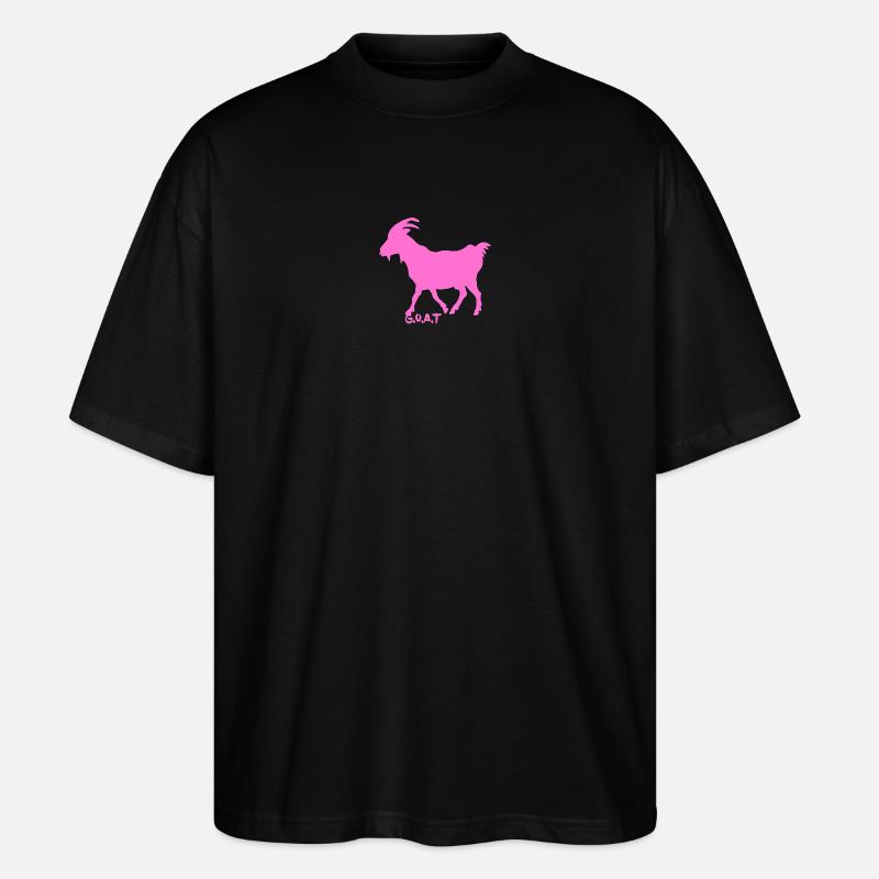 Ziege pink G.O.A.T. - Stanley/Stella Oversized Unisex Bio T-Shirt Blaster 2.0 - Schwarz