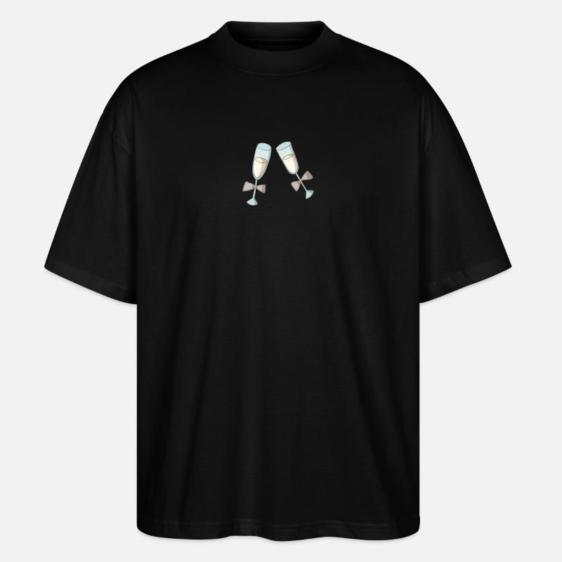 Sekt - Stanley/Stella Oversized Unisex Bio T-Shirt Blaster 2.0 - Schwarz