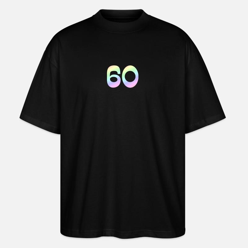 geschenkidee, 60 pastellfarbe - Stanley/Stella Oversized Unisex Bio T-Shirt Blaster 2.0 - Schwarz
