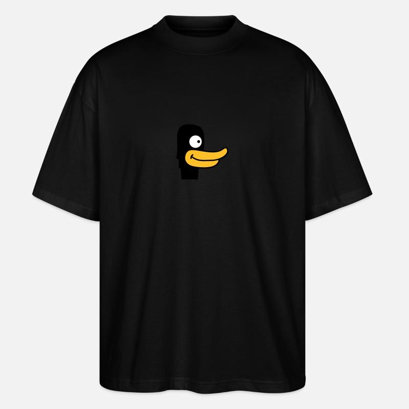 Duck Face - Stanley/Stella Oversized Unisex Bio T-Shirt Blaster 2.0 - Schwarz