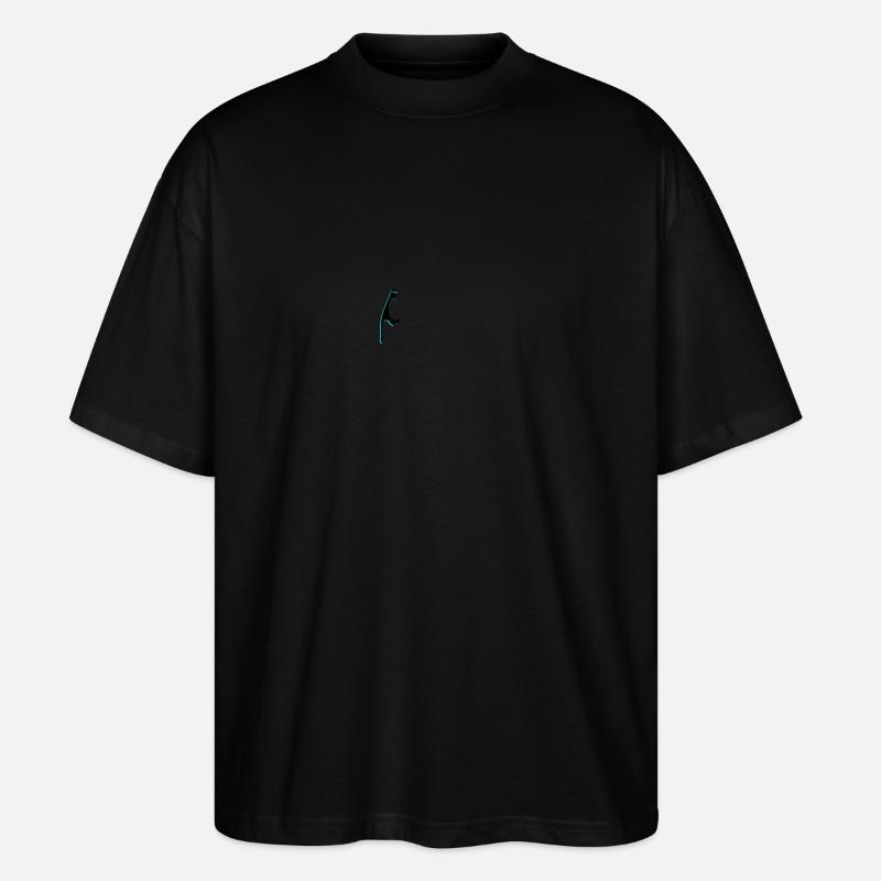 Sylt Silhouette - Stanley/Stella Oversized Unisex Bio T-Shirt Blaster 2.0 - Schwarz