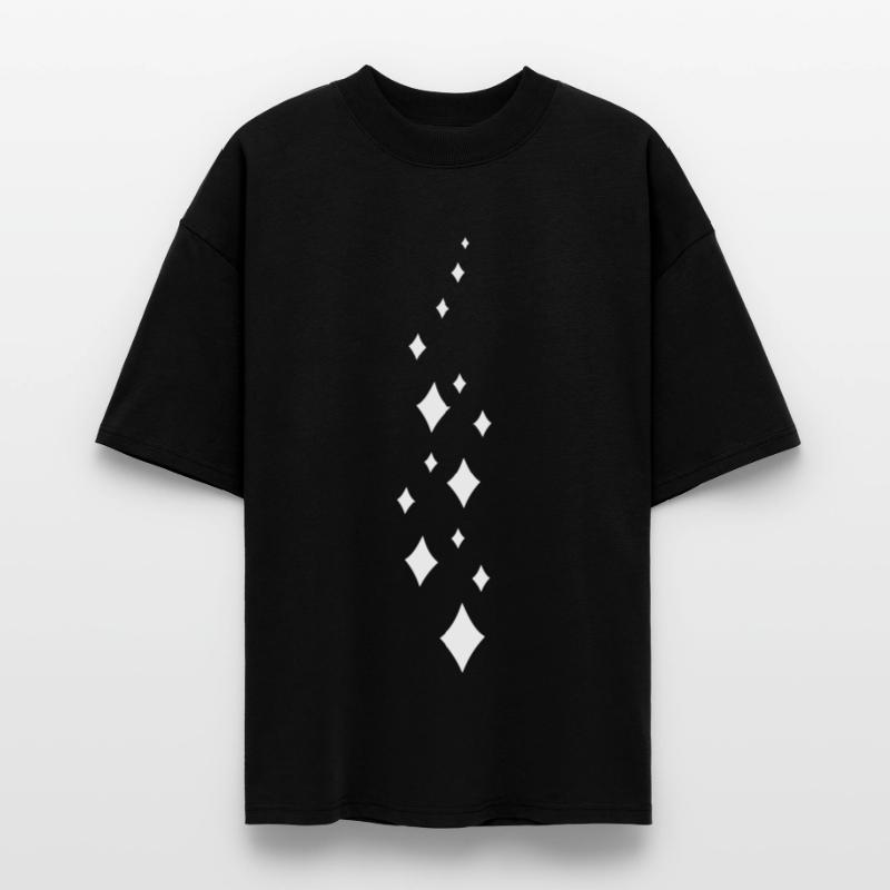 Check pattern glitter cloud Stanley/Stella Oversized Unisex Organic T-shirt Blaster 2.0