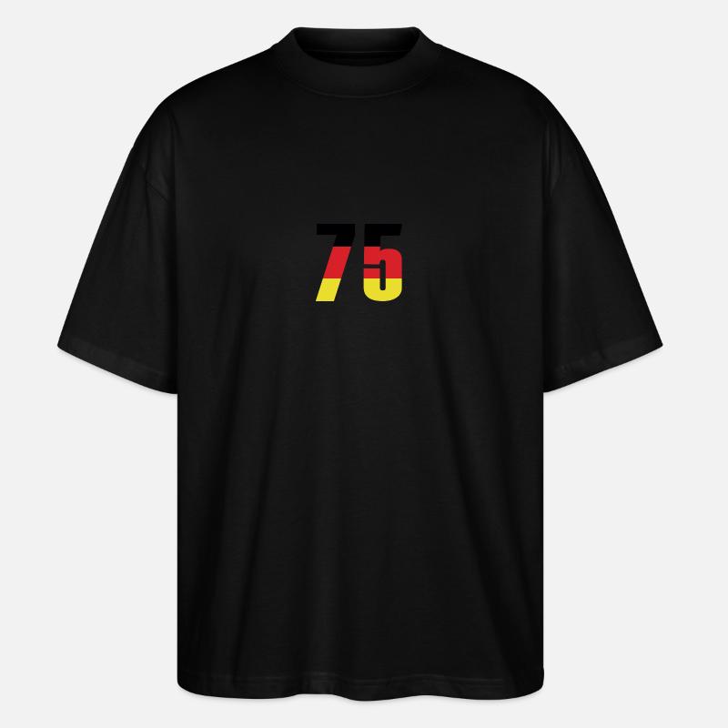 75 Number Germany Jersey - Stanley/Stella Oversized Unisex Organic T-shirt Blaster 2.0 - black