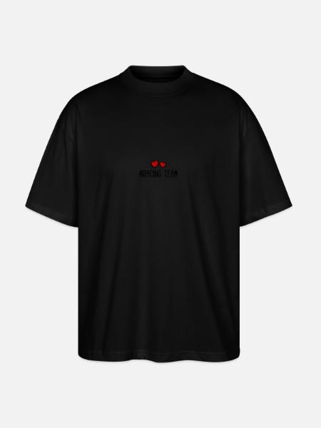 Racing Team Herz - Stanley/Stella Oversized Unisex Bio T-Shirt Blaster 2.0 - Schwarz