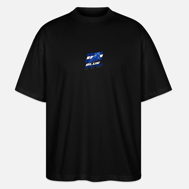 Blue Racer - Stanley/Stella Oversized Unisex Organic T-shirt Blaster 2.0 - black