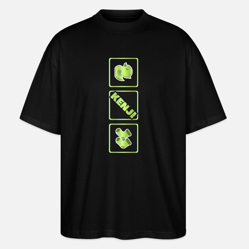 Kenji - Stanley/Stella Oversized Unisex Bio T-Shirt Blaster 2.0 - Schwarz