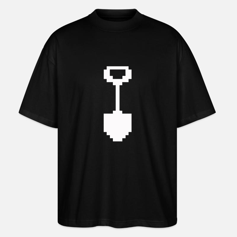 Pelle Pixel - T-shirt bio Blaster 2.0 coupe oversize Stanley/Stella Unisexe - noir