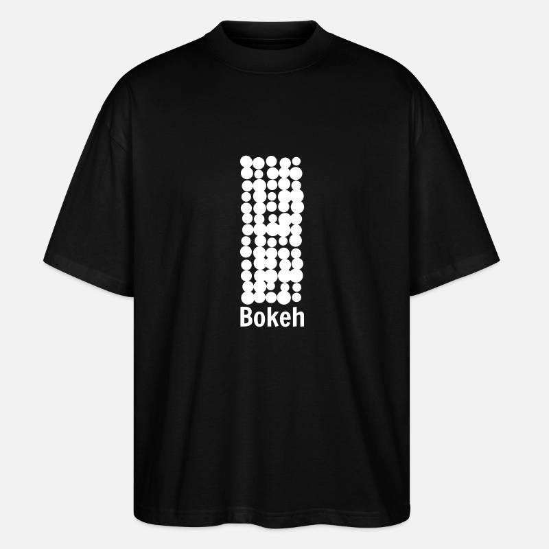 Photographe - Bokeh - T-shirt bio Blaster 2.0 coupe oversize Stanley/Stella Unisexe - noir