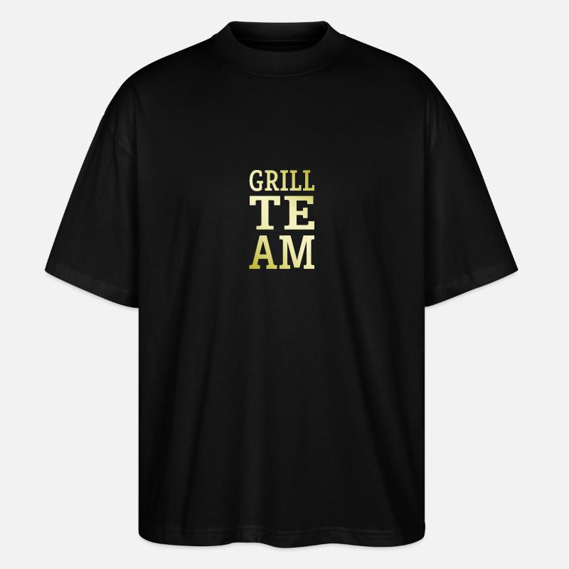 Grill Team - Stanley/Stella Oversized Unisex Bio T-Shirt Blaster 2.0 - Schwarz