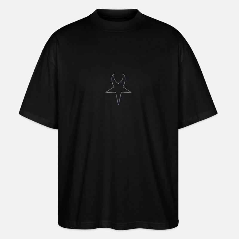 devil - Stanley/Stella Oversized Unisex Bio T-Shirt Blaster 2.0 - Schwarz