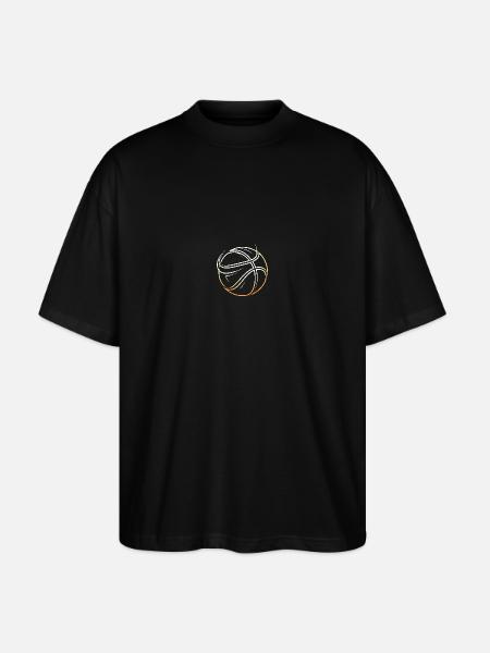 Abstract Basketball - Stanley/Stella Oversized Unisex Organic T-shirt Blaster 2.0 - black