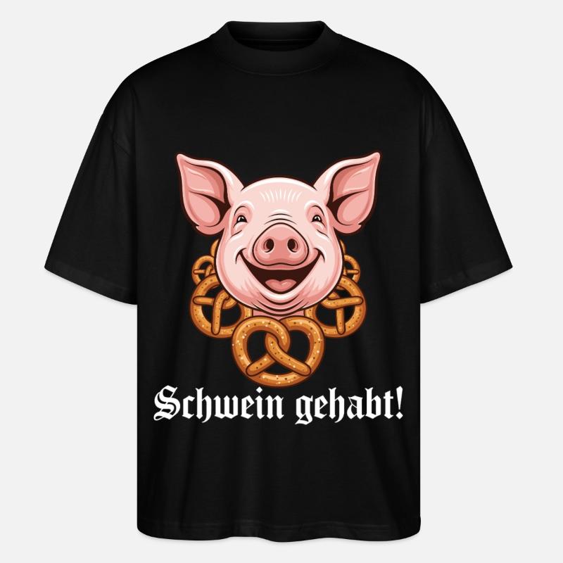 Cochon avait ! - T-shirt bio Blaster 2.0 coupe oversize Stanley/Stella Unisexe - noir