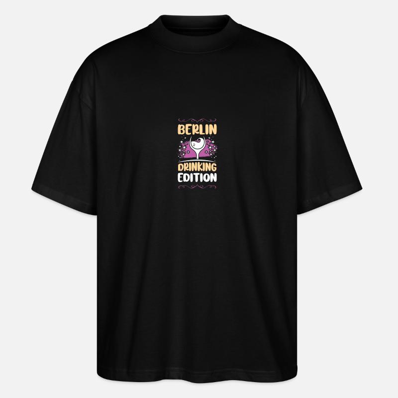 Fête de Berlin - T-shirt bio Blaster 2.0 coupe oversize Stanley/Stella Unisexe - noir