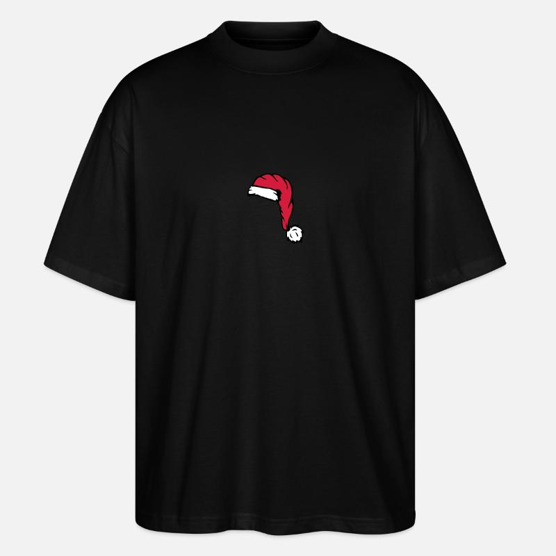Nicolas chapeau de Santa - T-shirt bio Blaster 2.0 coupe oversize Stanley/Stella Unisexe - noir