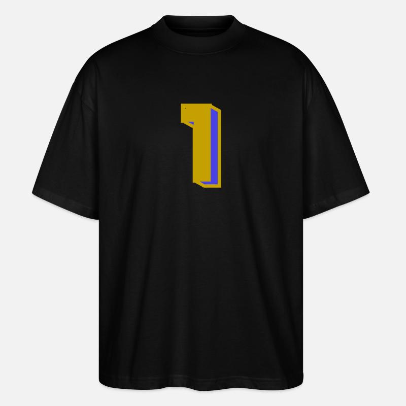 1 - Stanley/Stella Oversized Unisex Bio T-Shirt Blaster 2.0 - Schwarz