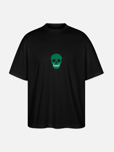 Skull: Symbol of eternity - Stanley/Stella Oversized Unisex Organic T-shirt Blaster 2.0 - black