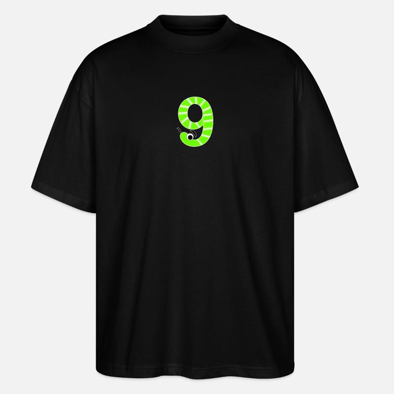 Numéro 9 Serpent Enfants - T-shirt bio Blaster 2.0 coupe oversize Stanley/Stella Unisexe - noir