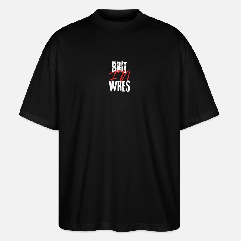 Brit F'n Wres - Stanley/Stella Oversized Unisex Bio T-Shirt Blaster 2.0 - Schwarz