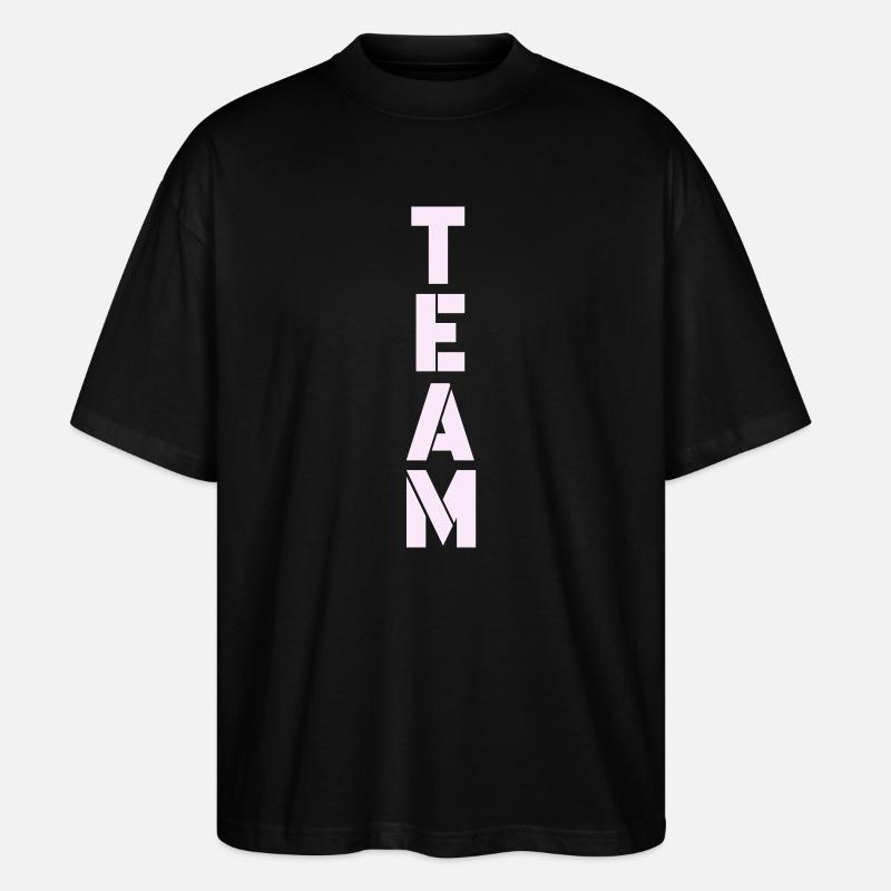 team - Stanley/Stella Oversized Unisex Bio T-Shirt Blaster 2.0 - Schwarz