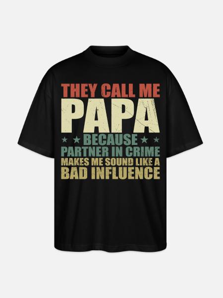 Perfect Gift for Dad - Stanley/Stella Oversized Unisex Organic T-shirt Blaster 2.0 - black