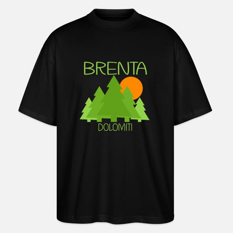 Brenta - T-shirt bio Blaster 2.0 coupe oversize Stanley/Stella Unisexe - noir