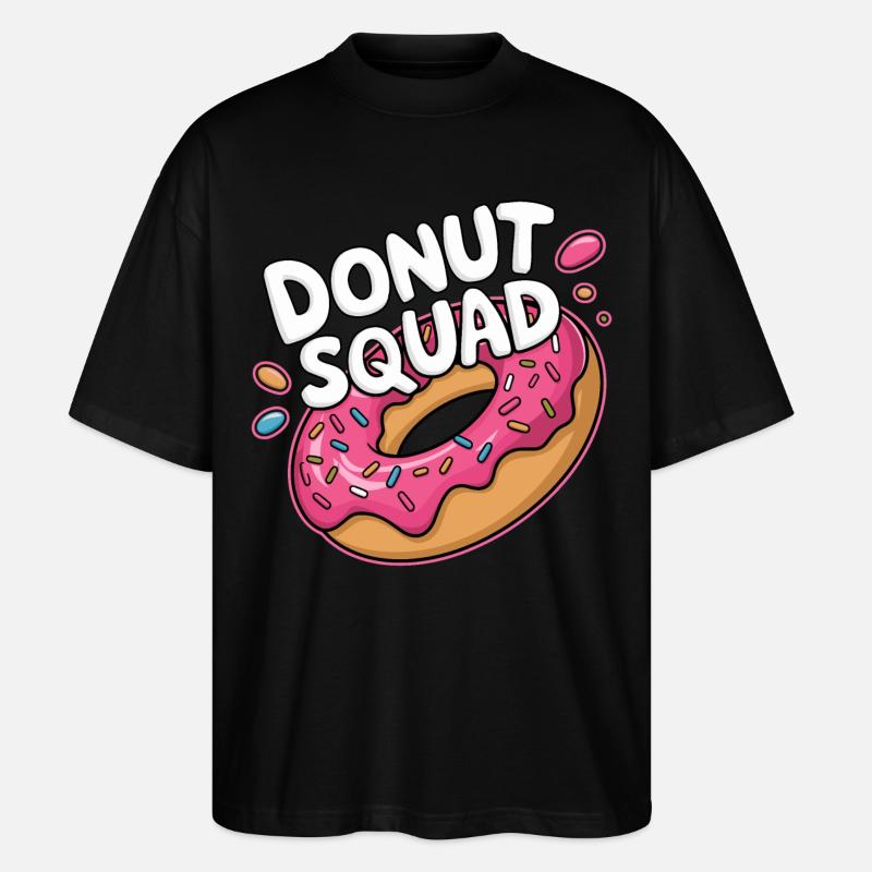 Donut Squad Beignets Beignets - T-shirt bio Blaster 2.0 coupe oversize Stanley/Stella Unisexe - noir