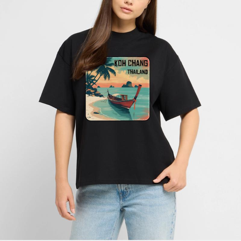 Koh Chang T-shirt bio Blaster 2.0 coupe oversize Stanley/Stella Unisexe