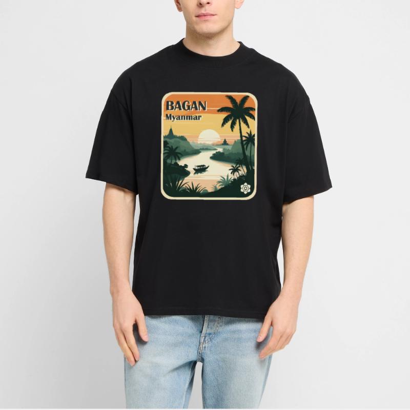 Bagan, Myanmar T-shirt bio Blaster 2.0 coupe oversize Stanley/Stella Unisexe