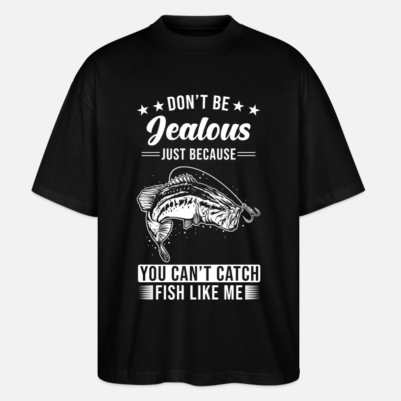 Pêche Pêcheur Pêche - T-shirt bio Blaster 2.0 coupe oversize Stanley/Stella Unisexe - noir