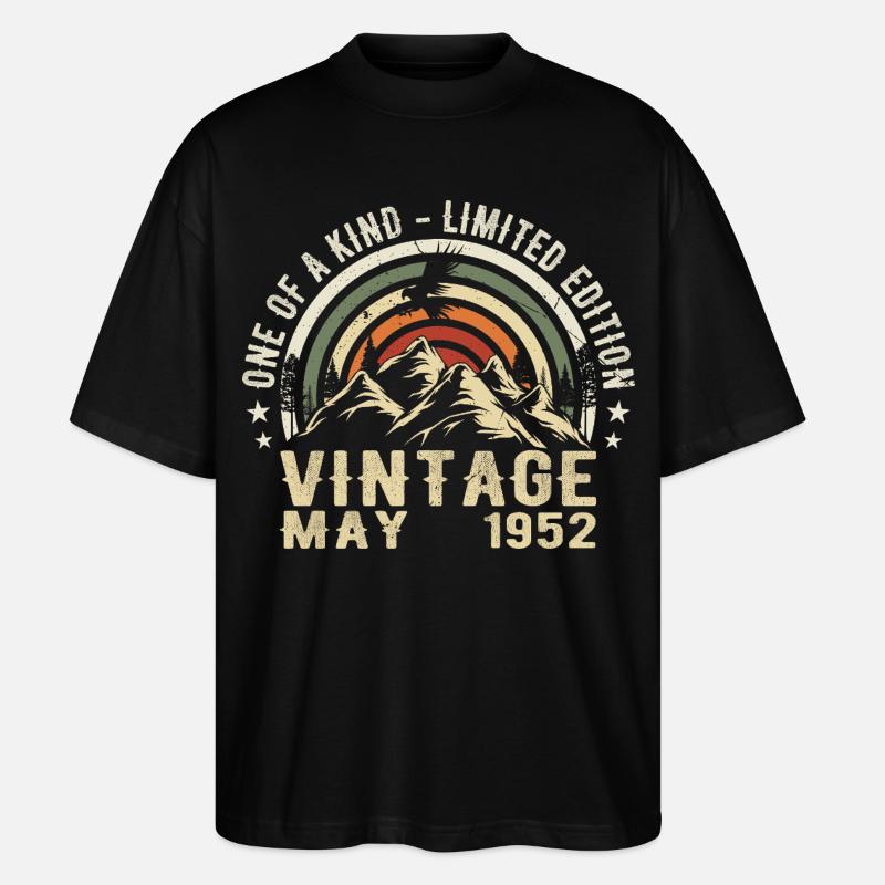 mai 1952 - may 1952 - T-shirt bio Blaster 2.0 coupe oversize Stanley/Stella Unisexe - noir