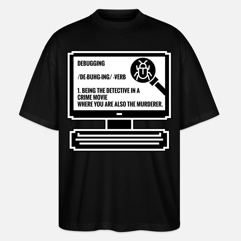 Debugging - Stanley/Stella Oversized Unisex Organic T-shirt Blaster 2.0 - black