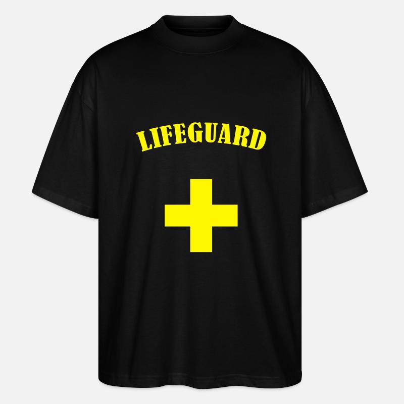 Lifeguard - Stanley/Stella Oversized Unisex Bio T-Shirt Blaster 2.0 - Schwarz