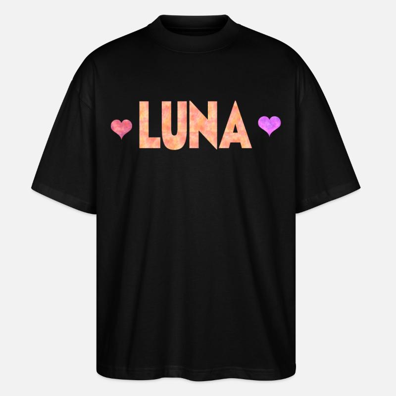 Luna - Stanley/Stella Oversized Unisex Bio T-Shirt Blaster 2.0 - Schwarz